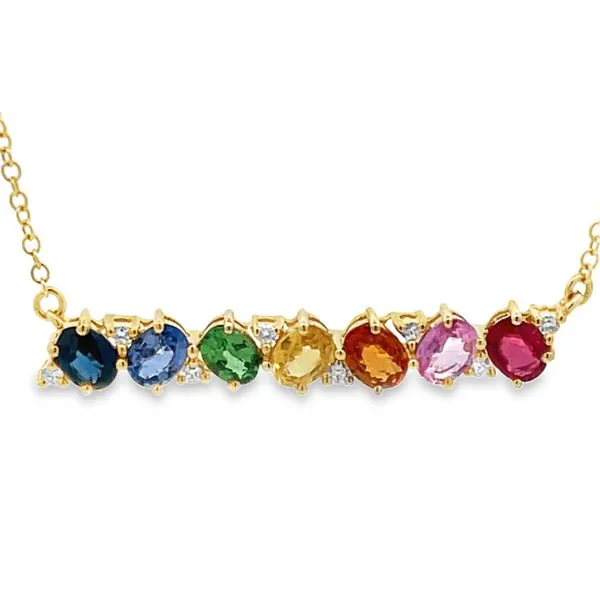 Colored Gemstone Necklace
