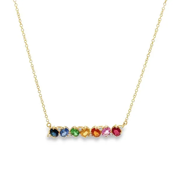 Colored Gemstone Necklace