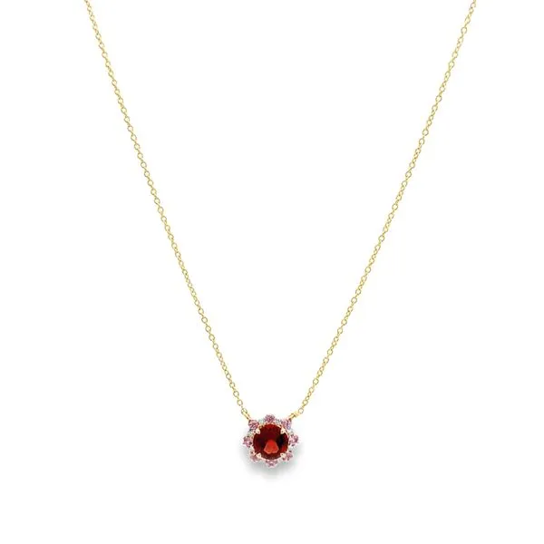 Colored Gemstone Necklace Image 2 Miner's Den Jewelers Royal Oak, MI