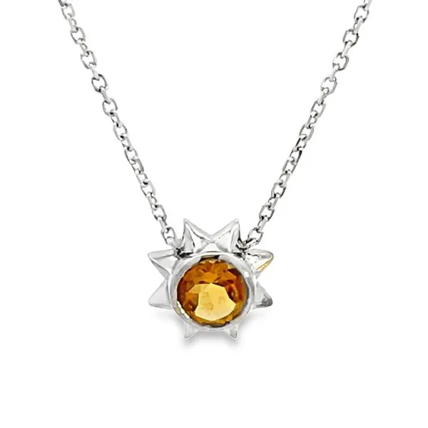 Citrine Sun Necklace