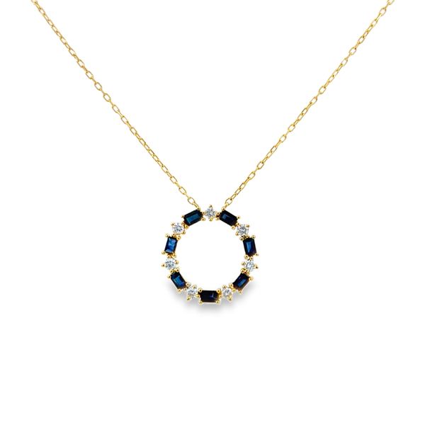 Colored Gemstone Necklace Image 2 Miner's Den Jewelers Royal Oak, MI