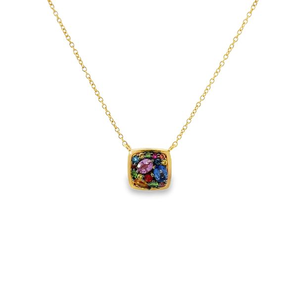 Colored Gemstone Necklace Image 2 Miner's Den Jewelers Royal Oak, MI