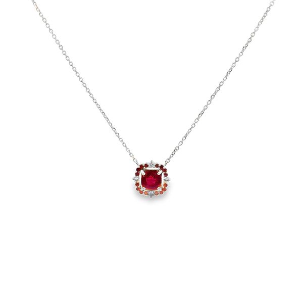 Colored Gemstone Necklace Image 2 Miner's Den Jewelers Royal Oak, MI