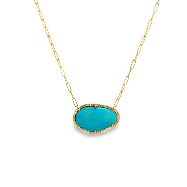Colored Gemstone Necklace Image 2 Miner's Den Jewelers Royal Oak, MI