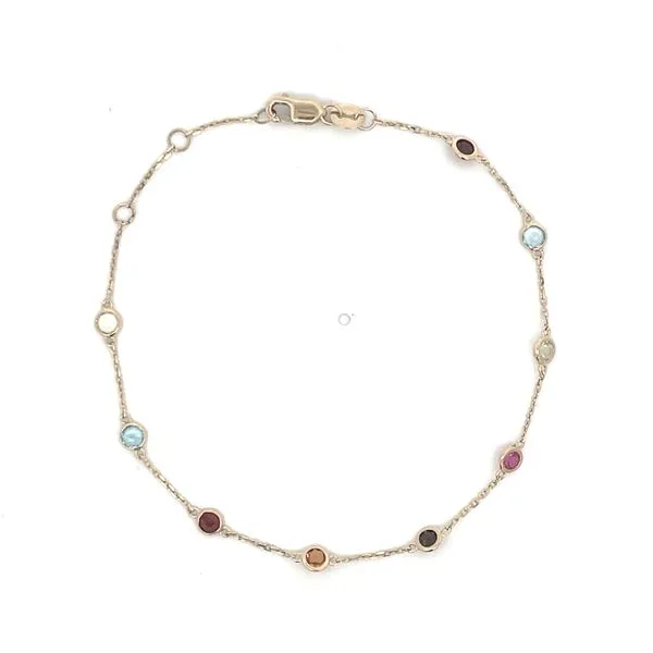 Colored Gemstone Bracelet