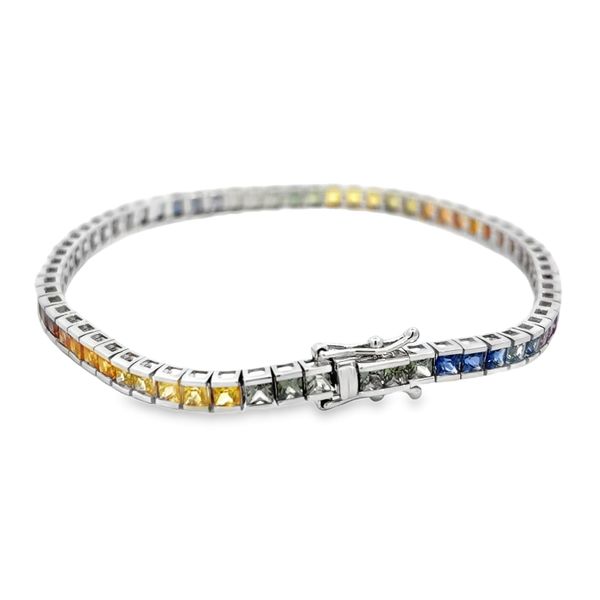 Colored Gemstone Bracelet Image 2 Miner's Den Jewelers Royal Oak, MI
