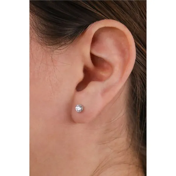 1.00ctw Lab Grown Diamond Studs Image 3 Miner's Den Jewelers Royal Oak, MI