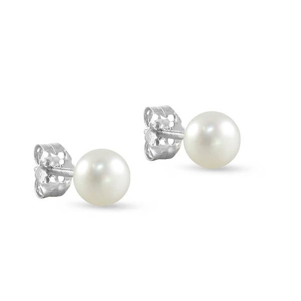 6mm Pearl Stud Earrings Miner's Den Jewelers Royal Oak, MI