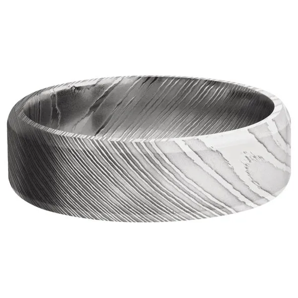 Damascus Steel Classic Wedding Band