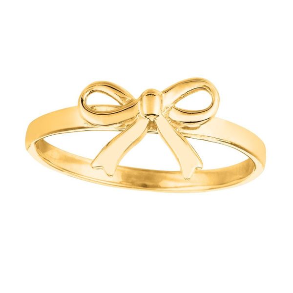 Gold Bow Ring Miner's Den Jewelers Royal Oak, MI