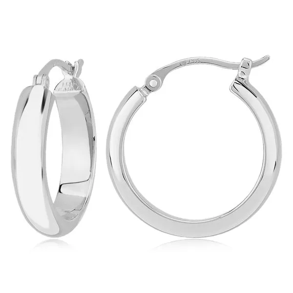 Small Hoop Earrings 3.5 x 18mm similar item image