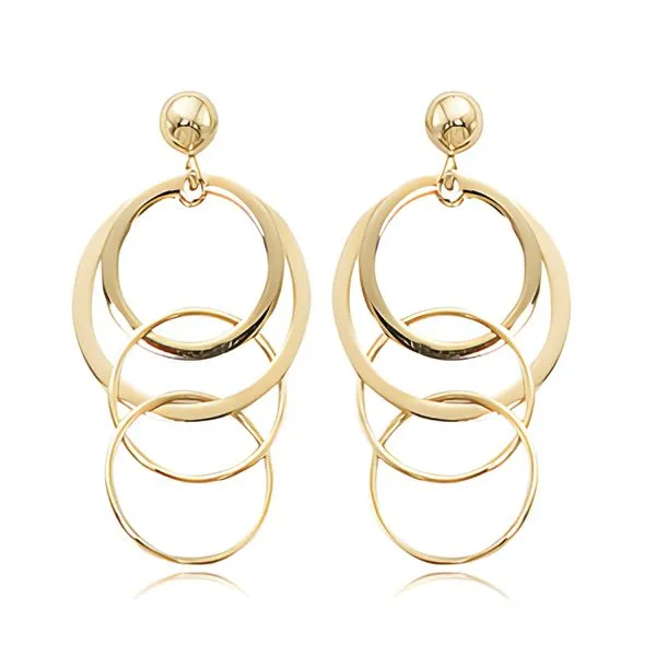 Multi Link Drop Dangle Earrings Miner's Den Jewelers Royal Oak, MI