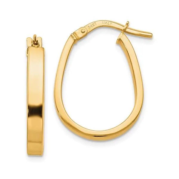 U-Shape Hoop Earrings