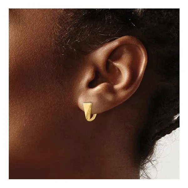 Gold Huggie Earrings