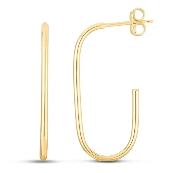 Paperclip Inspired J Hoop