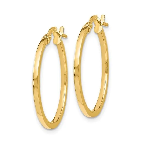Polished Hoop Earrings