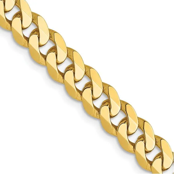 5.75mm Flat Beveled Curb Chain - 24