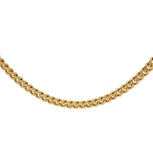 14 Karat Yellow Gold Cuban Link Chain - 24" 4.1mm Miner's Den Jewelers Royal Oak, MI