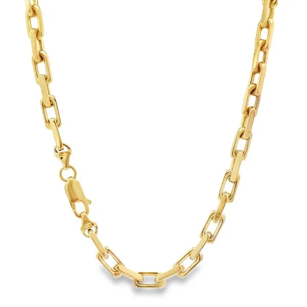 Heavy Link 14 Karat Yellow Gold Chain  