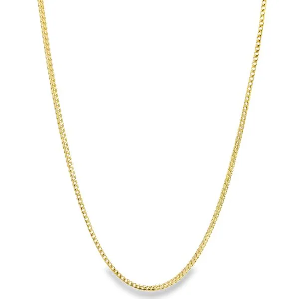 20\ - 14K Yellow Gold 1.5mm Solid Franco Chain
