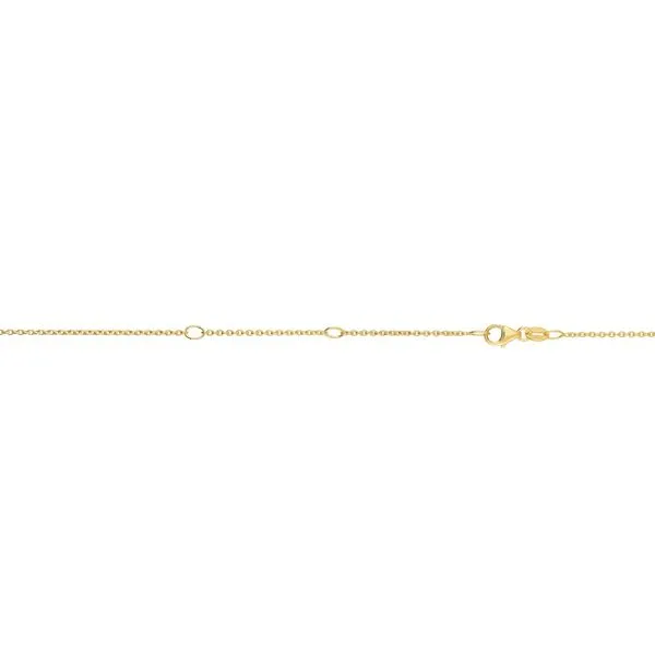 16-17-18\ - 14K Yellow Gold 1.2mm Extendable Cable Chain