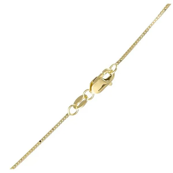 18\ - 14K Yellow Gold 0.6mm Classic Box Chain