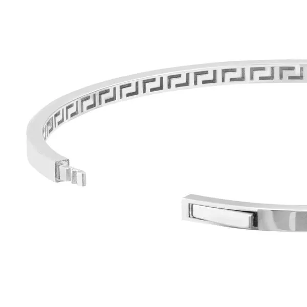 Plain Square Tube Bangle Image 2 Miner's Den Jewelers Royal Oak, MI