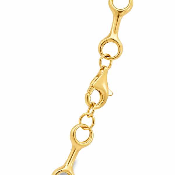 Gold Bone Link Chain - 18