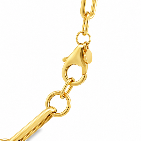 Gold Paperclip Chain - 18