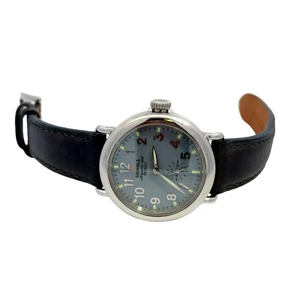 Shinola Blue Face Stainless Steel Quartz Argonite 1069 Watch Image 3 Miner's Den Jewelers Royal Oak, MI
