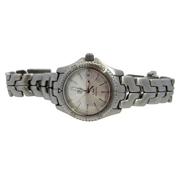 Tag Heuer Stainless Steel Link 200 Meter Divers Watch Image 2 Miner's Den Jewelers Royal Oak, MI