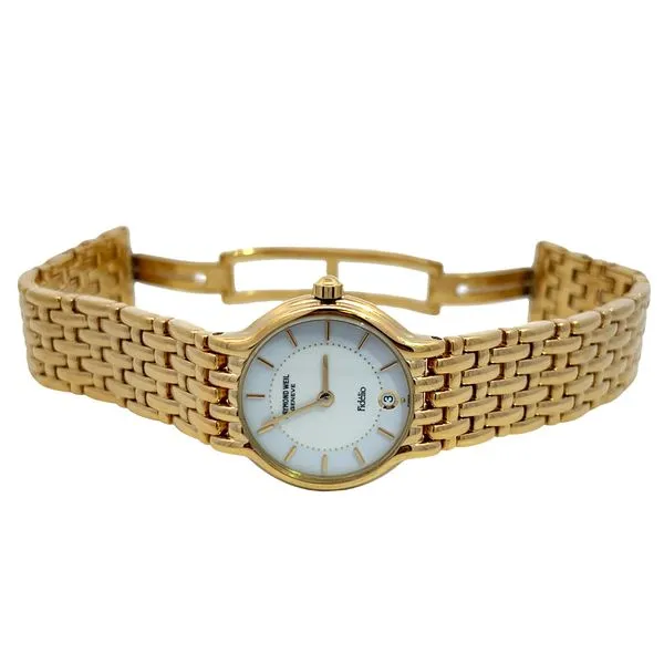 Yellow Tone Stainless Steel Raymond Weil Quartz Watch 4702 Image 2 Miner's Den Jewelers Royal Oak, MI