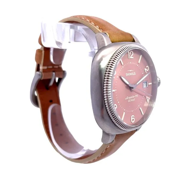 Shinola Stainless Steel Pink Face Argonite 715 Gomelsky Quartz Watch Image 2 Miner's Den Jewelers Royal Oak, MI