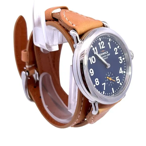 Tan Leather Shinola Argonite 1069 Quartz Watch Image 2 Miner's Den Jewelers Royal Oak, MI