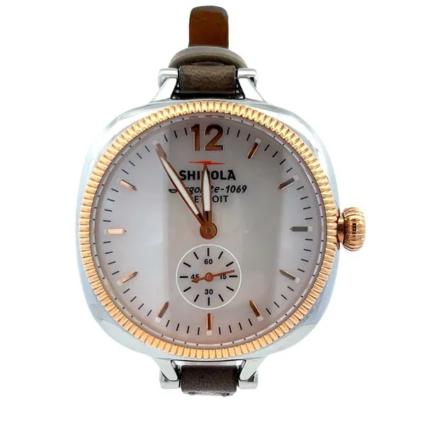 Shinola Gomelsky 1069 Grey Leather Quartz Watch Miner's Den Jewelers Royal Oak, MI