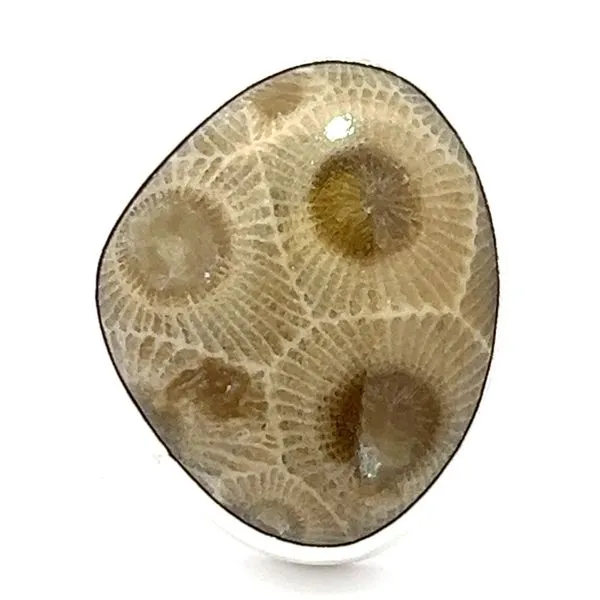 Silver Gemstone Ring