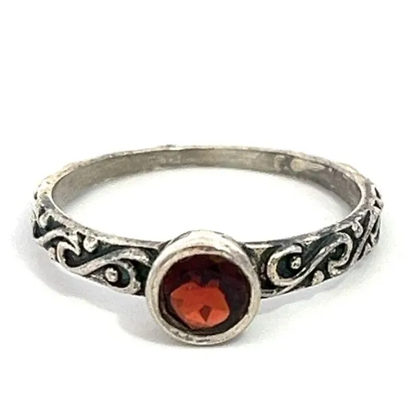 Silver Gemstone Ring