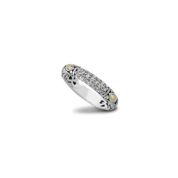 Glitter Ring -White Topaz