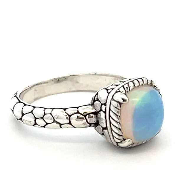 Silver Gemstone Ring