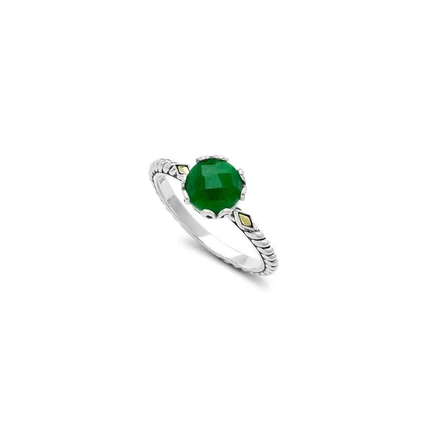Emerald Ring in Silver