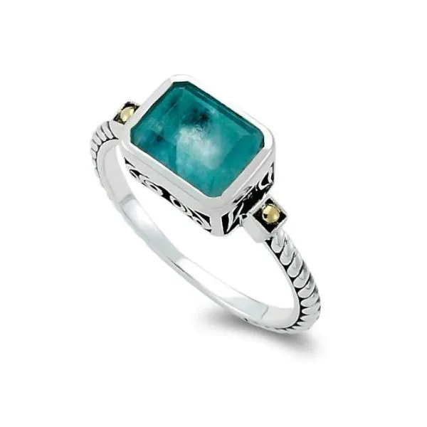 Silver Gemstone Ring