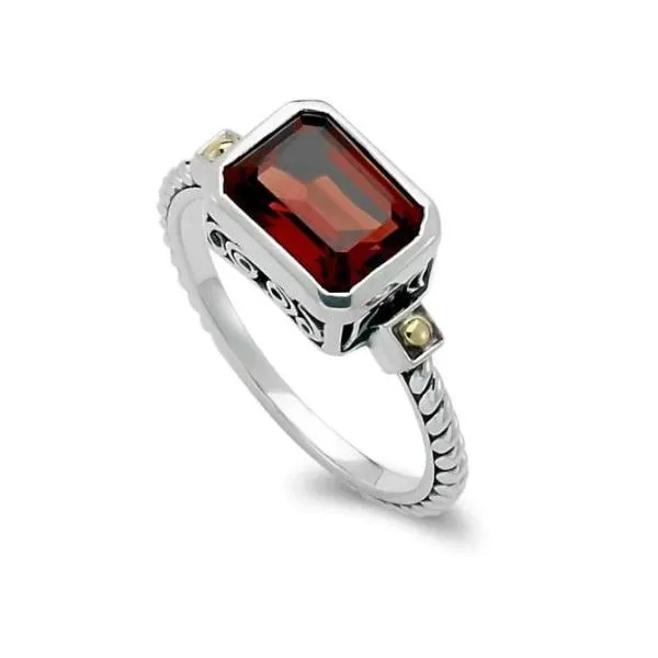 Silver Gemstone Ring