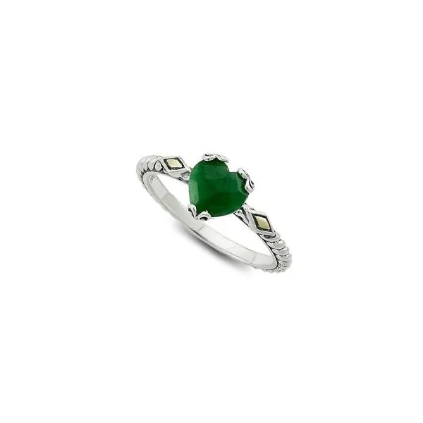 Glow Heart Ring- Emerald