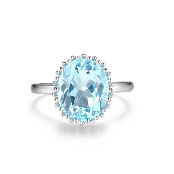 Silver Gemstone Ring