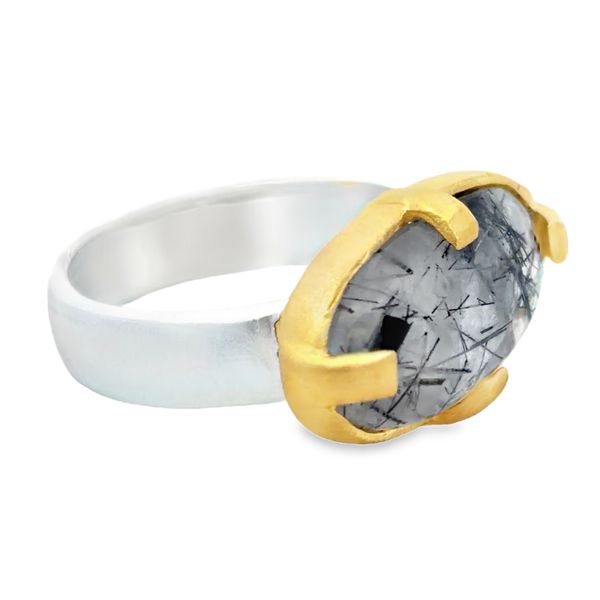 Silver Gemstone Ring Image 2 Miner's Den Jewelers Royal Oak, MI