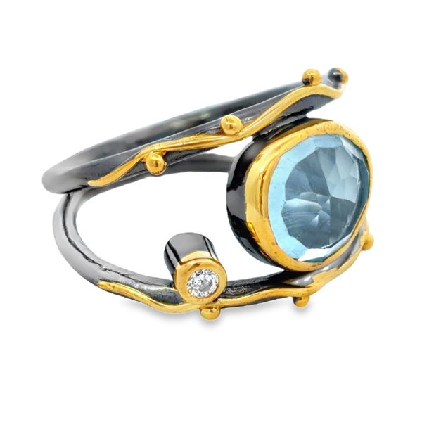 Silver Gemstone Ring Image 2 Miner's Den Jewelers Royal Oak, MI