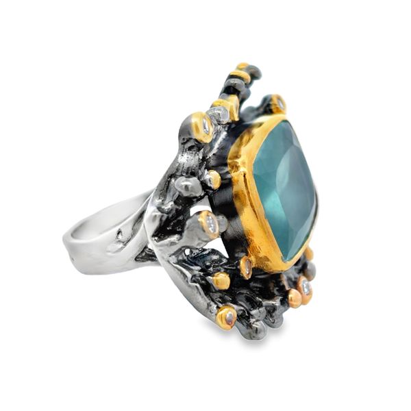Silver Gemstone Ring Image 2 Miner's Den Jewelers Royal Oak, MI