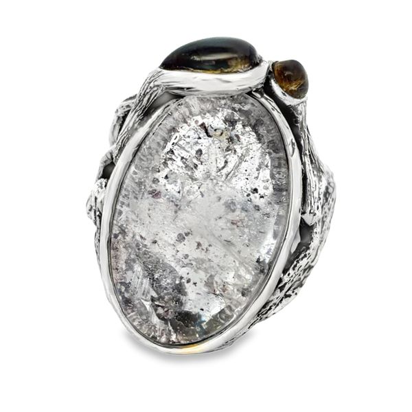 Silver Gemstone Ring Image 2 Miner's Den Jewelers Royal Oak, MI