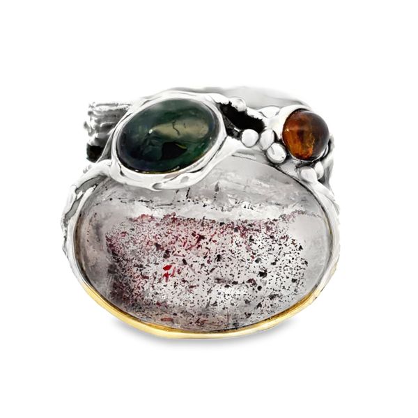 Silver Gemstone Ring Image 2 Miner's Den Jewelers Royal Oak, MI