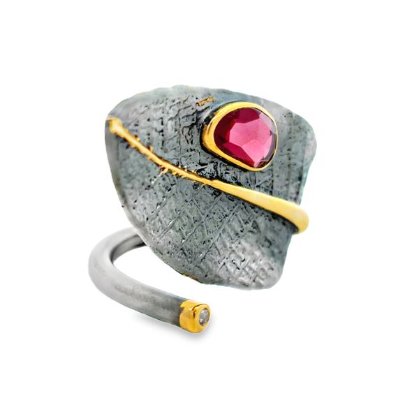 Silver Gemstone Ring Image 2 Miner's Den Jewelers Royal Oak, MI